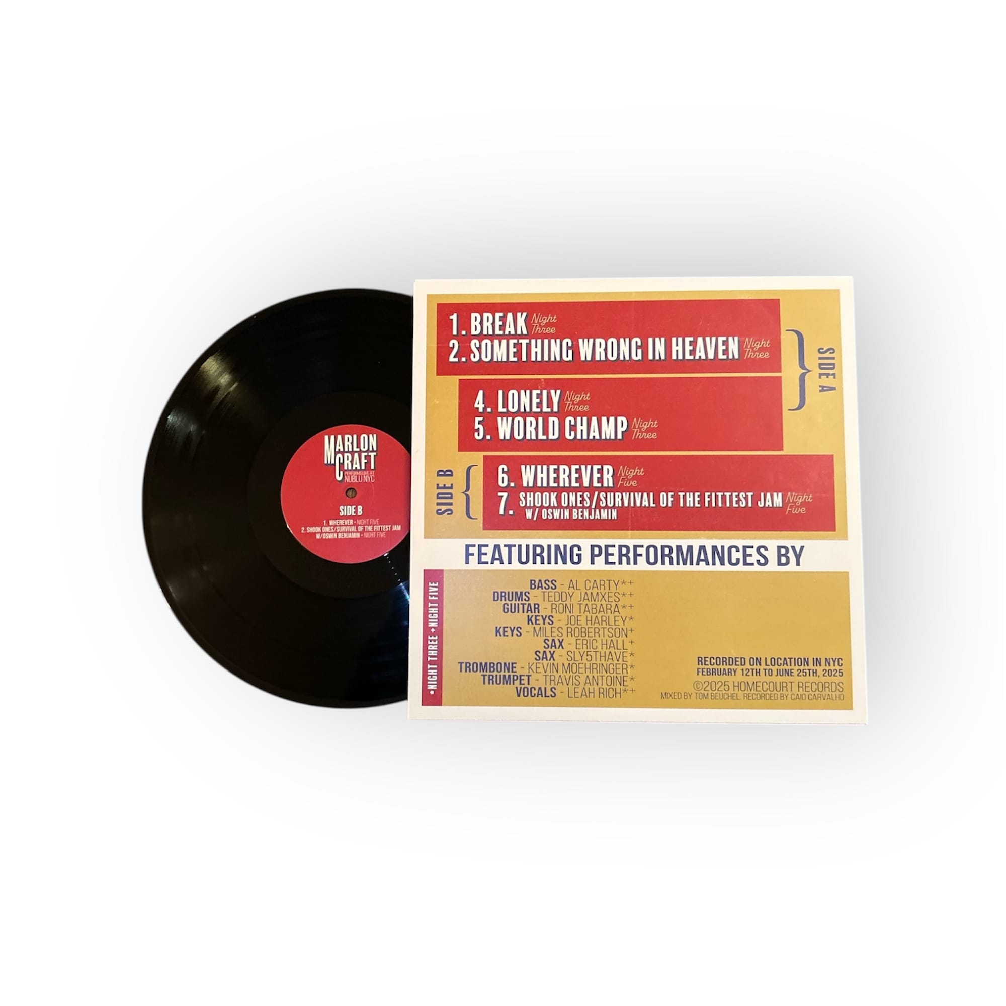 TOMORROW 12 PM EST            The Residency Live: Marlon Craft performs live at Nublu NYC only available on vinyl.